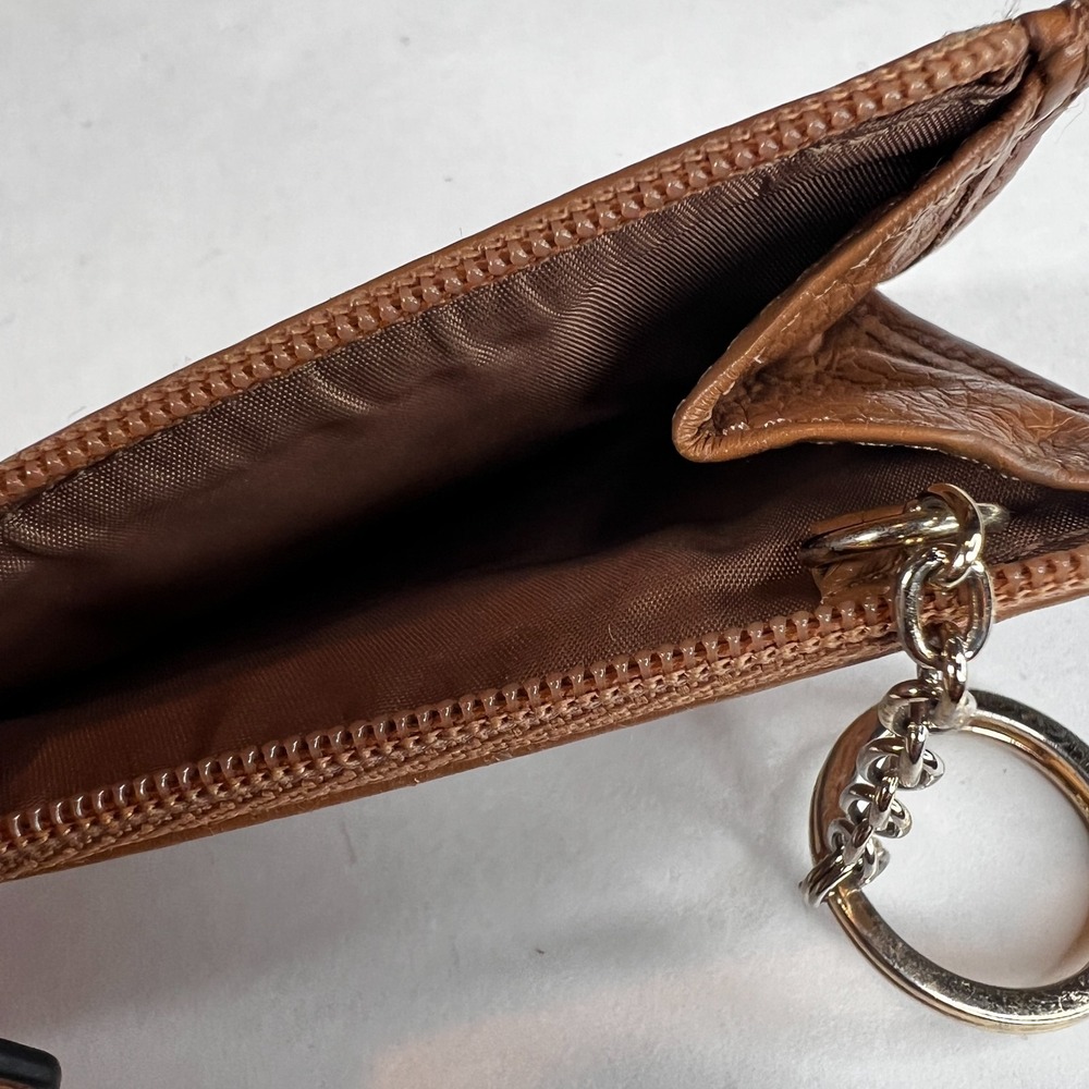 Coach Madison Brown Python Print Satin Wristlet L… - image 6